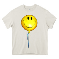 Cream Balloon smile Heavy Core Tee - Artiststas