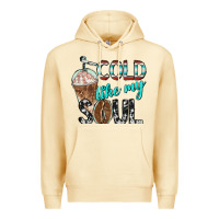 Pina Colada cold like my soul with coffee Premium Hoodie - BarkalooDesign