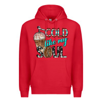 Red cold like my soul with coffee Premium Hoodie - BarkalooDesign