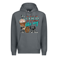 Rock cold like my soul with coffee Premium Hoodie - BarkalooDesign