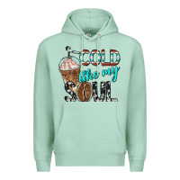 Seafoam cold like my soul with coffee Premium Hoodie - BarkalooDesign