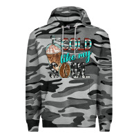 Slate Camo cold like my soul with coffee Premium Hoodie - BarkalooDesign