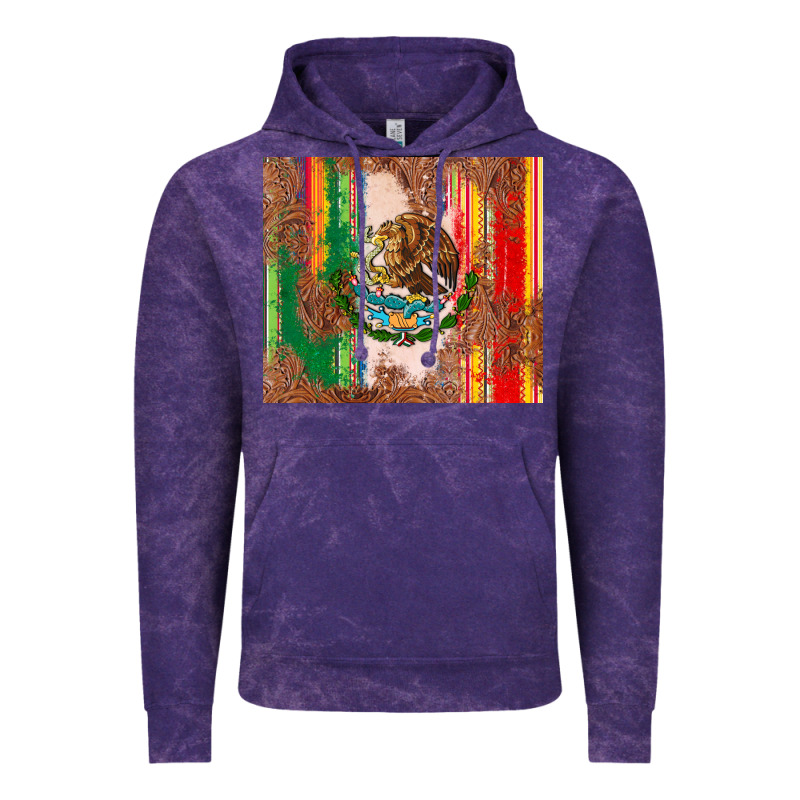 Mexican Flag Serape Vintage Hoodie by CTS Tumbler Store | Teevron