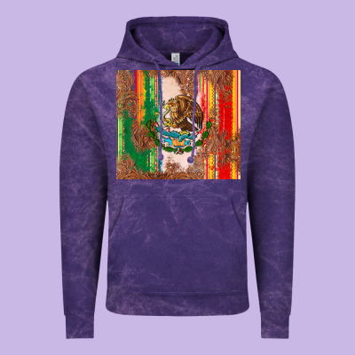 Mexican Flag Serape Vintage Hoodie Designed By Cts Tumbler Store