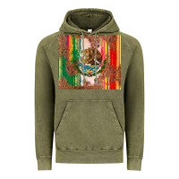Vintage Olive mexican flag serape Vintage Hoodie - CTS Tumbler Store