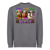 Storm happy mardi gras heifer Heavyweight Sweatshirt - RacoonDesign