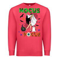 Cardinal hocus pocus with witch Premium Sweatshirt - NancyCooperArtShop