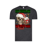 Vintage Black hot chocolate to warm your soul Vintage Tee - FaDigitalArtStudio