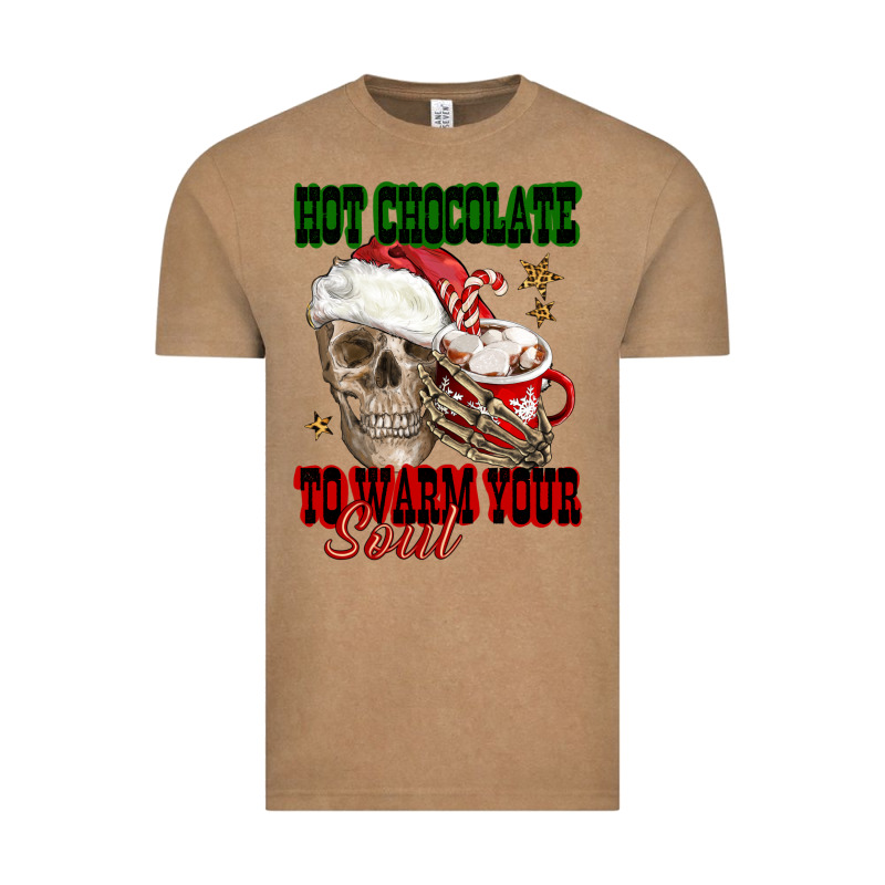 Hot Chocolate To Warm Your Soul Vintage Tee by FaDigitalArtStudio | Teevron