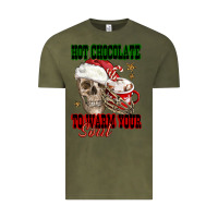 Vintage Olive hot chocolate to warm your soul Vintage Tee - FaDigitalArtStudio