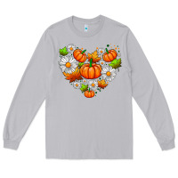 Moon Dust pumpkin and daisies Long Sleeve Tee - AdoDesignShop