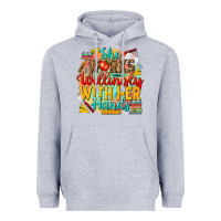 Heather Grey she works willingly with her hands teacher Heavyweight Hoodie - NancyCooperArtShop