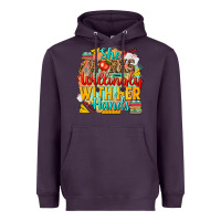 Plum she works willingly with her hands teacher Heavyweight Hoodie - NancyCooperArtShop