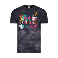 Cloud Black best teacher ever Vintage Tee - AdoDesignShop