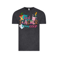 Vintage Black best teacher ever Vintage Tee - AdoDesignShop