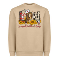 Mushroom lpn licensed practical nurse Heavyweight Sweatshirt - FaDigitalArtStudio