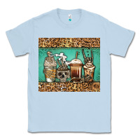 Dusty Blue skeleton coffee cups Classic Tee - Jasminsmagicworld