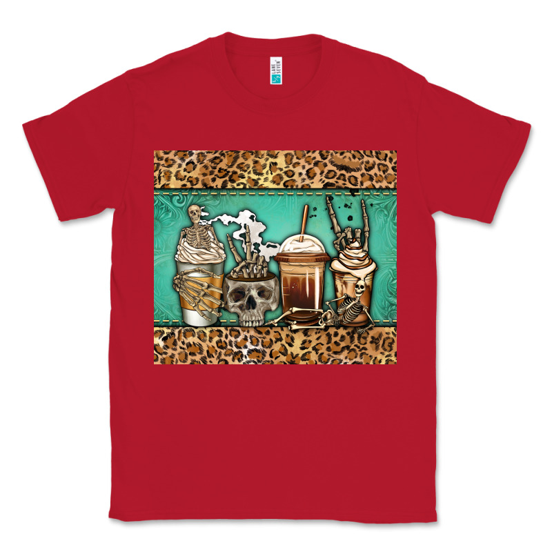 Skeleton Coffee Cups Classic Tee by Jasminsmagicworld | Teevron