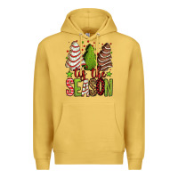 Antique Gold tis the season christmas cakes Premium Hoodie - Jasminsmagicworld