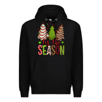 Black tis the season christmas cakes Premium Hoodie - Jasminsmagicworld