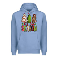 Colony Blue tis the season christmas cakes Premium Hoodie - Jasminsmagicworld