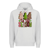 Dove Grey tis the season christmas cakes Premium Hoodie - Jasminsmagicworld