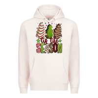 Pale Pink tis the season christmas cakes Premium Hoodie - Jasminsmagicworld