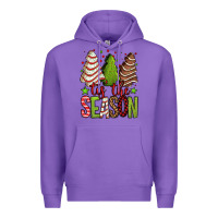 Purple tis the season christmas cakes Premium Hoodie - Jasminsmagicworld