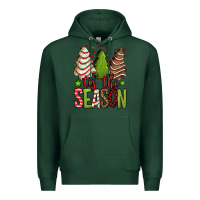 Sports Green tis the season christmas cakes Premium Hoodie - Jasminsmagicworld