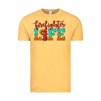 Vintage Mustard firefighter life Vintage Tee - HRA Design Shop