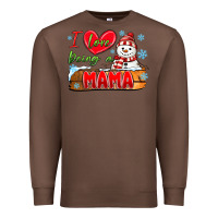 Chestnut i love being a mama Premium Sweatshirt - MaliasSmallBusiness