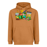 Meerkat teacher coffee cups Heavyweight Hoodie - NancyCooperArtShop