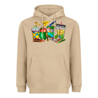 Mushroom teacher coffee cups Heavyweight Hoodie - NancyCooperArtShop