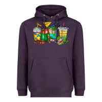 Plum teacher coffee cups Heavyweight Hoodie - NancyCooperArtShop