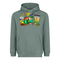Teacher Coffee Cups Heavyweight Hoodie | Teevron