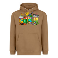 Toasted Coconut teacher coffee cups Heavyweight Hoodie - NancyCooperArtShop