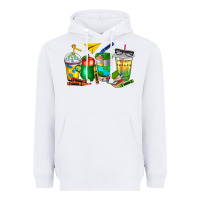 White teacher coffee cups Heavyweight Hoodie - NancyCooperArtShop