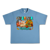 Pebble Blue pumpkın Spıce Urban Heavy Tee - AdoDesignShop