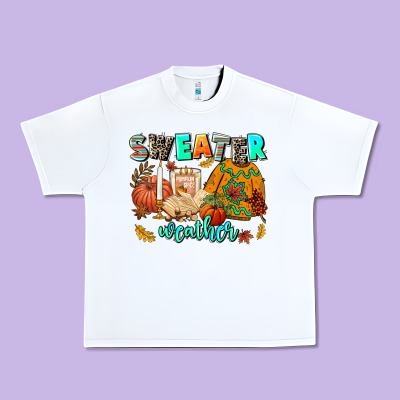 Pumpkın Spıce Urban Heavy Tee Designed By Adodesignshop