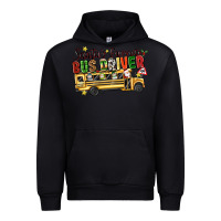Black santas favorite bus driver Urban Hoodie - texasbilliewilder