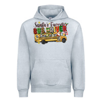 Heather Grey santas favorite bus driver Urban Hoodie - texasbilliewilder