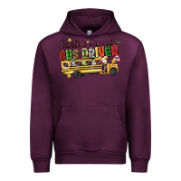Mauve Wine santas favorite bus driver Urban Hoodie - texasbilliewilder