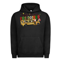 Pigment Black santas favorite bus driver Urban Hoodie - texasbilliewilder