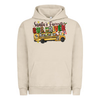 Pigment French Oak santas favorite bus driver Urban Hoodie - texasbilliewilder