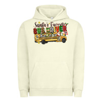 Pigment Pistachio santas favorite bus driver Urban Hoodie - texasbilliewilder