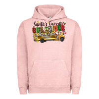 Pigment Salmon santas favorite bus driver Urban Hoodie - texasbilliewilder