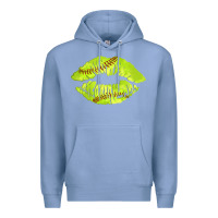 Softball Lips Premium Hoodie | Teevron