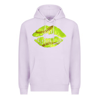 Lilac softball lips Premium Hoodie - AdoDesignShop