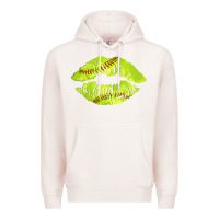 Pale Pink softball lips Premium Hoodie - AdoDesignShop