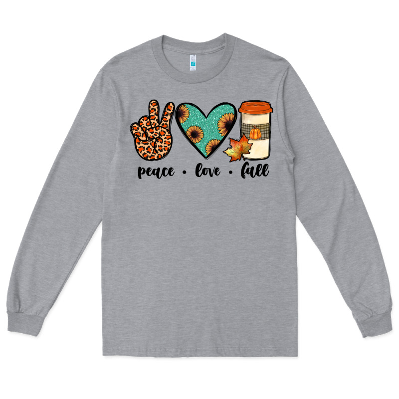 Peace Love Fall Long Sleeve Tee by JahusDesignShop | Teevron